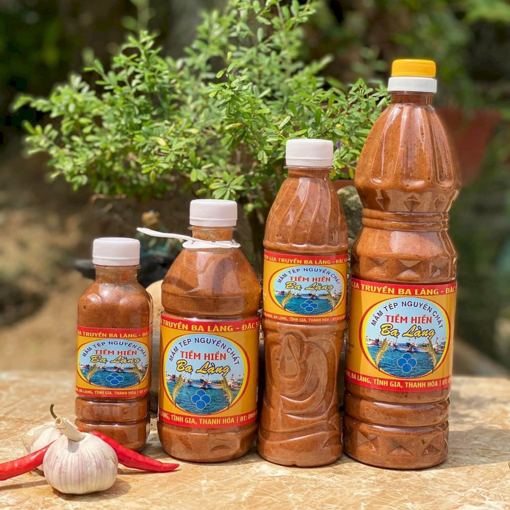 Đặc sản mắm tép Ba Làng, Thanh Hóa